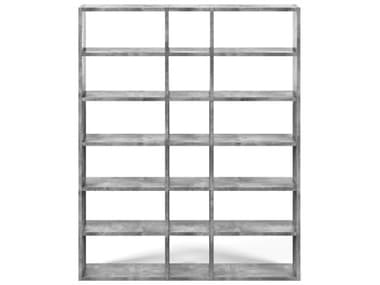 TemaHome Pombal Concrete Look 71'' Wide Bookcase TEM9500516283