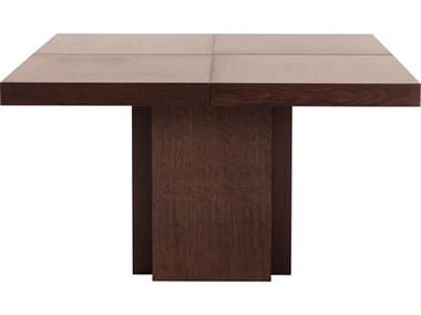TemaHome Dusk 51" Square Wood Chocolate Dining Table TEM9500620904