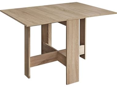 TemaHome Papillon 11-41" Rectangular Wood Natural Oak Color Dining Table TEME2050A3400X00