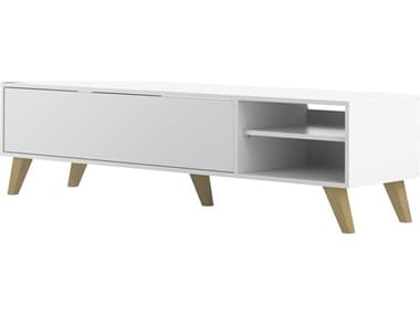 TemaHome Prism 65" White Media Console TEME3170A0421A01