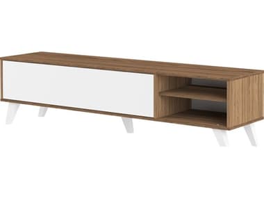 TemaHome Prism Walnut Color / White TV Stand TEME3170A3521A01