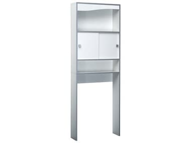 TemaHome Surf White / Aluminium Grey Toilet Storage Cabinet TEME6091A7321M17