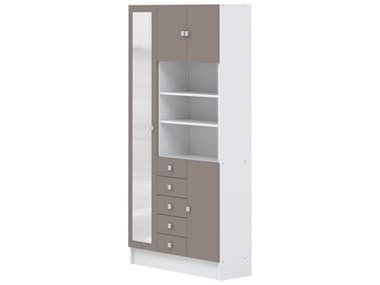 TemaHome Combi White / Taupe Bathroom Cabinet TEMX6054X2191A17