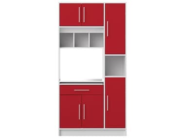 TemaHome Louise White / Red Kitchen Pantry TEMX8070X2179A80