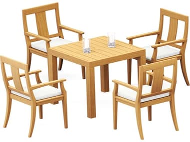 Teak Smith  5 Pieces 36" Square Dining Set TES36SQUAREDINSET2
