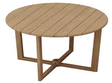 Teak Smith Sema 60" Round Dining Table TES60SEMAROUND