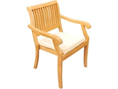 Teak Smith Arbor Stacking Arm Dining Chair TESARBORDINA