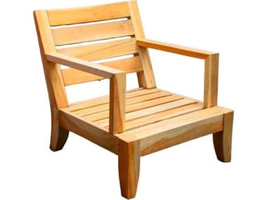 Teak Smith Atnas Lounge Arm Chair TESATNASARMLESSLOUNGECHAIR