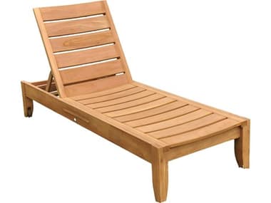 Teak Smith Atnas Multi Position Sun Chaise Lounger Steamer TESATNASCHAISELOUNGER
