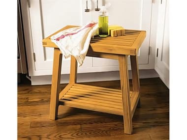 Teak Smith Bath Stoo/Side Table/Shower Bench TESBATHSTOOL