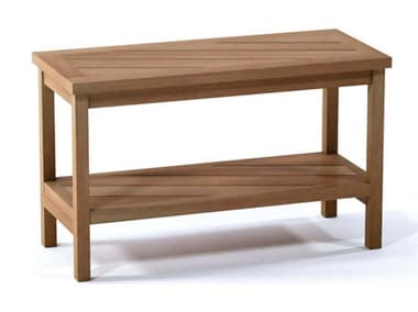 Teak Smith Berlin Bench Large TESBERLINTEAKSHOWERBENCHWITHSHELFLARGE
