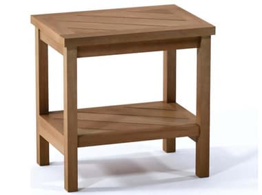 Teak Smith Berlin Bench Small TESBERLINTEAKSHOWERBENCHWITHSHELFSMALL