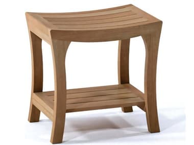 Teak Smith Brisbane Bench Small TESBRISBANETEAKSHOWERBENCHWITHSHELFSMALL