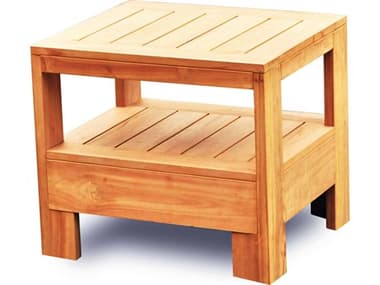 Teak Smith Canberra Rectangular Side Table TESCANBERRASIDETABLE