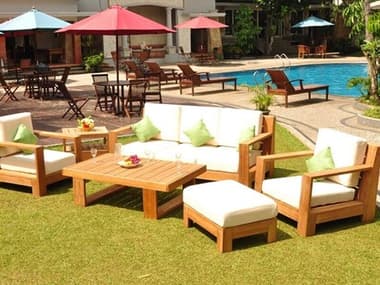 Teak Smith Canberra 6 Piece Sofa Set TESCANBERRASOFASET2