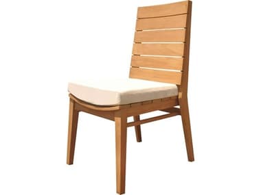 Teak Smith Charleston Stacking Armless Dining Chair TESCHARLESTON
