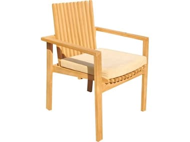 Teak Smith Clipper Stacking Captain Dining Arm Chair TESCLIPPER