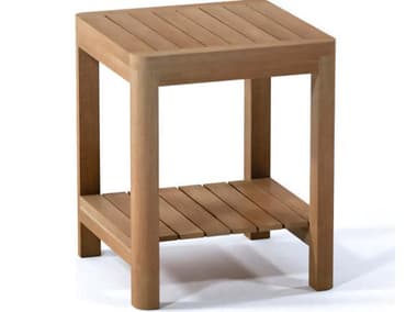 Teak Smith Dublin Bench Small TESDUBLINTEAKSHOWERBENCHWITHSHELFSMALL