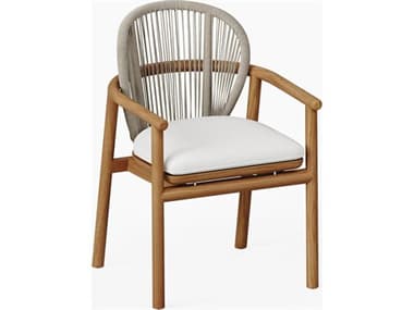 Teak Smith Fensee Dining Arm Chair TESFENSEE