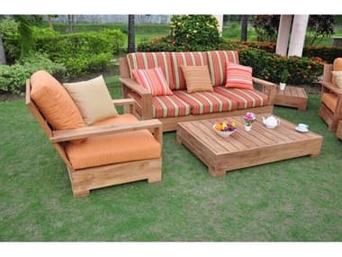Teak Smith Leveb 4 Piece Sofa Set TESLEVEBSOFASET5