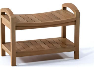 Teak Smith Madrid Bench Medium TESMADRIDTEAKSHOWERBENCHWITHSHELFMEDIUM