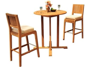 Teak Smith Maldives 3 Piece Bar Set TESMALDIVESBARSET