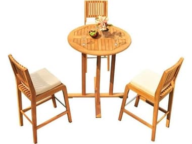 Teak Smith Maldives 4 Piece Bar Set TESMALDIVESBARSET2