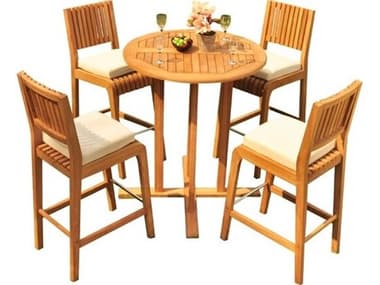 Teak Smith Maldives 5 Piece Bar Set TESMALDIVESBARSET3