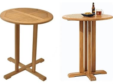 Teak Smith Maldives 36&quot; Round Bar Table TESMALDIVESBARTABLE