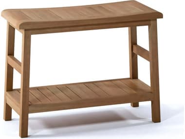 Teak Smith Manchester Bench Large TESMANCHESTERTEAKSHOWERBENCHWITHSHELFLARGE