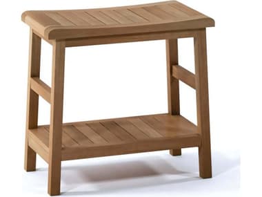 Teak Smith Manchester Bench Medium TESMANCHESTERTEAKSHOWERBENCHWITHSHELFMEDIUM