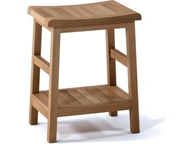 Teak Smith Manchester Bench Small TESMANCHESTERTEAKSHOWERBENCHWITHSHELFSMALL