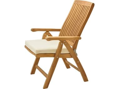 Teak Smith Marley Reclining Folding Arm Captain Dining Chair TESMARLEYDINA