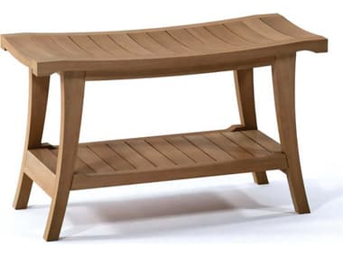 Teak Smith Milan Bench Large TESMILANTEAKSHOWERBENCHWITHSHELFLARGE