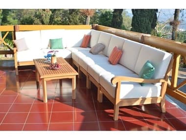 Teak Smith Napa 8 Piece Sectional Set TESNAPASECTIONAL2