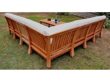 Teak Smith Napa 8 Pieces Sectional Lounge Set TESNAPASECTIONALSET