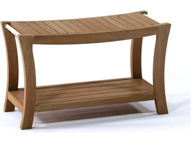 Teak Smith Paris Bench Large TESPARISTEAKSHOWERBENCHWITHSHELFLARGE