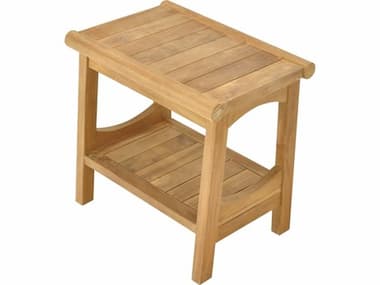 Teak Smith Perth Bench Small TESPERTHTEAKSHOWERBENCHWITHSHELFSMALL