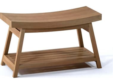 Teak Smith Roma Bench Large TESROMATEAKSHOWERBENCHWITHSHELFLARGE