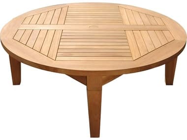 Teak Smith Sack Round Coffee Table TESSACKROUNDCOFFEETABLE