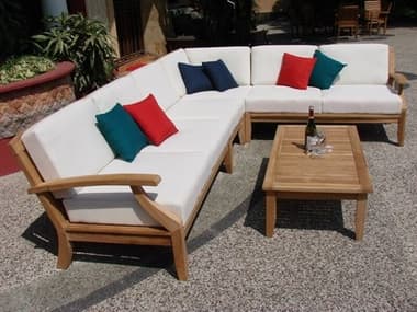 Teak Smith Samurai 5 Piece Sectional Set TESSAMURAISECTIONAL2