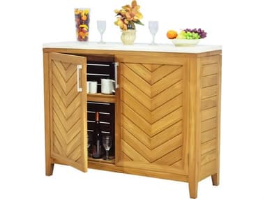 Teak Smith Rectangular Console Table TESVENTURATEAKCABINET2DOOR