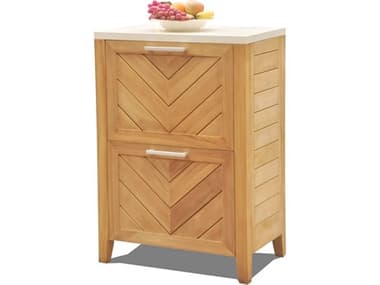Teak Smith Ventura Teak Cabinet with 2 Drawers TESVENTURATEAKCABINET2DRAWERS