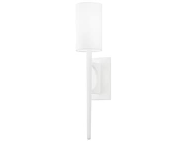 Troy Lighting Wallace 24" Tall 1-Light White Wall Sconce TLB1041GSW