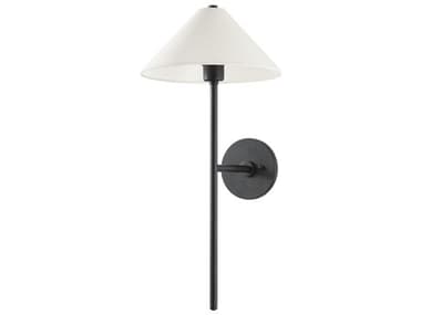 Troy Lighting Cedar 25" Tall 1-Light Forged Iron Black Wall Sconce TLB1726FOR