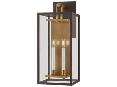 Troy Lighting Arnold 2-Light Outdoor Wall Light TLB6524PBRTBZ