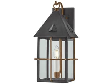 Troy Lighting Toby 1-Light Outdoor Wall Light TLB6617PBRGRA