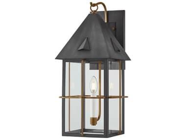 Troy Lighting Toby 1-Light Outdoor Wall Light TLB6623PBRGRA