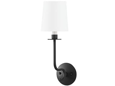 Troy Lighting Bodhi 17" Tall 1-Light Black Wall Sconce TLB7701FOR