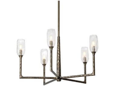 Troy Lighting Lyle 5-Light Black Patina Gold Chandelier TLF1336BPG